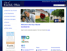 Tablet Screenshot of cityofeuclid.com